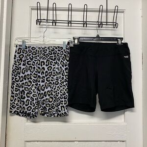 Women’s shirts bundle if 2 shorts size MEDIUM AVIA & No boundaries